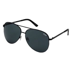QUAY VIVIENNE MINI AVIATORS - BLACK